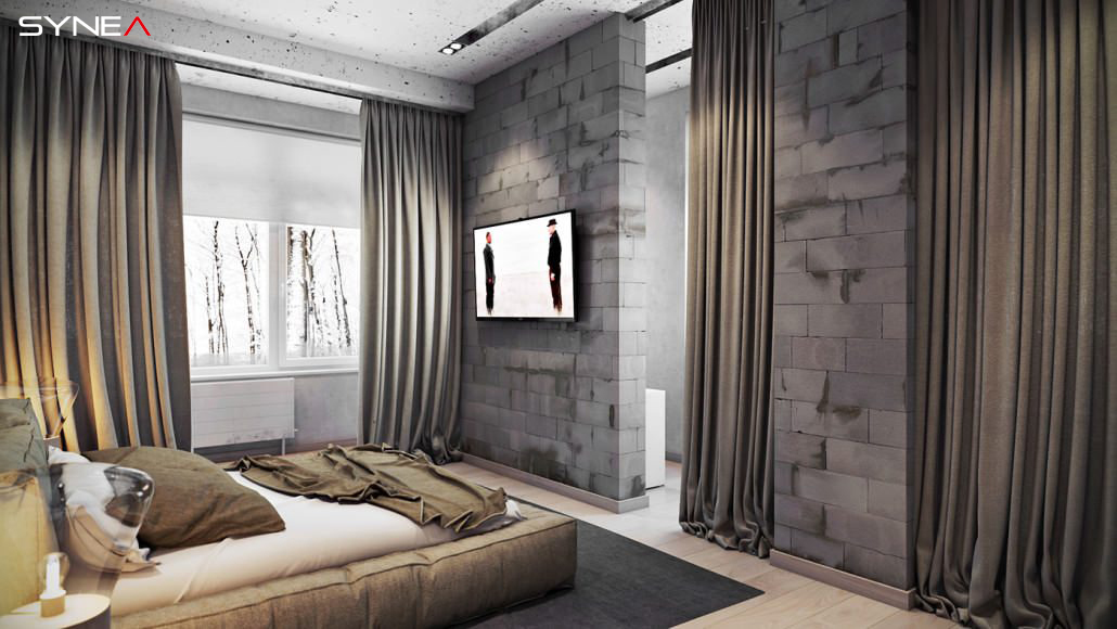 Desain Interior Kamar Tidur dengan Konsep Industrial ...